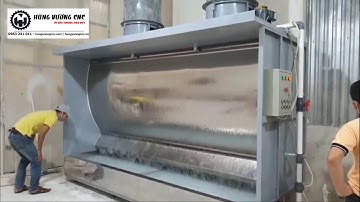 Buồng Sơn Màng Nước 3m, 2 Máng Tràn Lắp Tại Thái Bình. 098 324 1011