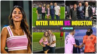 Celebrities, Messi, Beckham, Antonella, Zidane Reaction To inter miami vs Houston | open cup Final