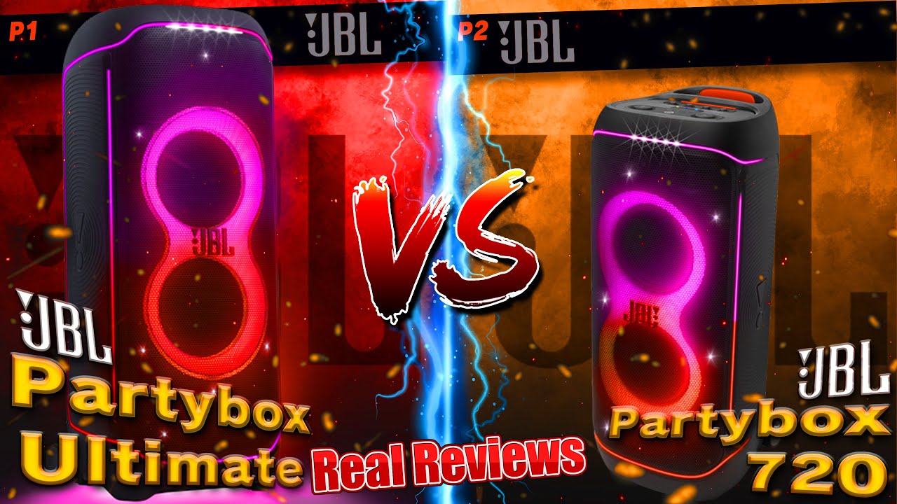JBL Partybox 720 и Ultimate: сравнение бок о бок