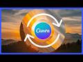 How to Create a Rotating Circle Frame Page Transition in Canva