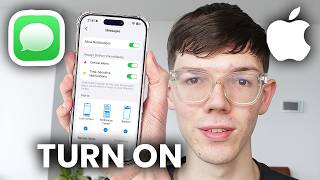 How To Turn On Text Alerts On iPhone - Tutorial