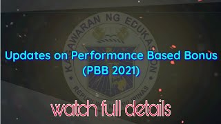 UPDATES ON THE GRANT OF PBB 2021- PERFORMANCE BASED BONUS