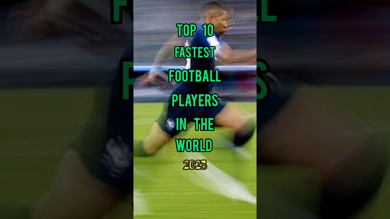 Top 10 Fastest 🏃 Football ⚽ Players In The World 2023 😱 