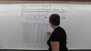 MTH 125: Logic Section 7 Problem 8 - Mathematics with Susan McCourt