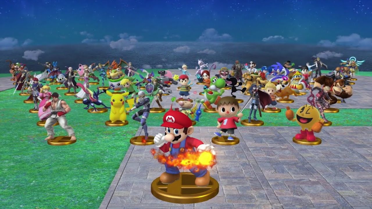 Super Smash Bros For 3dswii U All Characters Trailer Youtube 