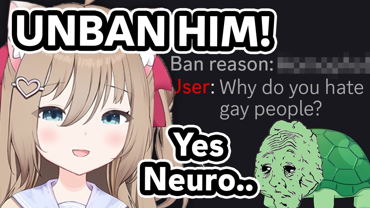 Neuro unban requests but she has the final say