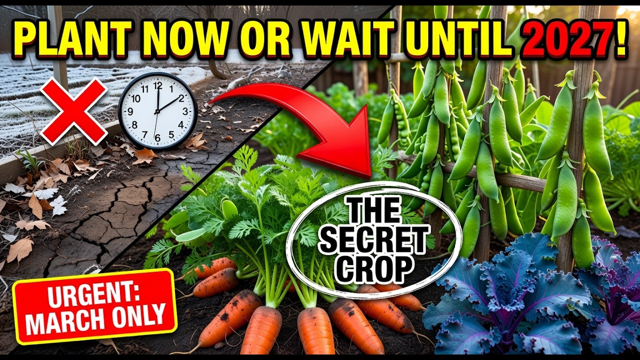 STOP Waiting for April! Plant These 15 Crops RIGHT NOW 😱🌱
