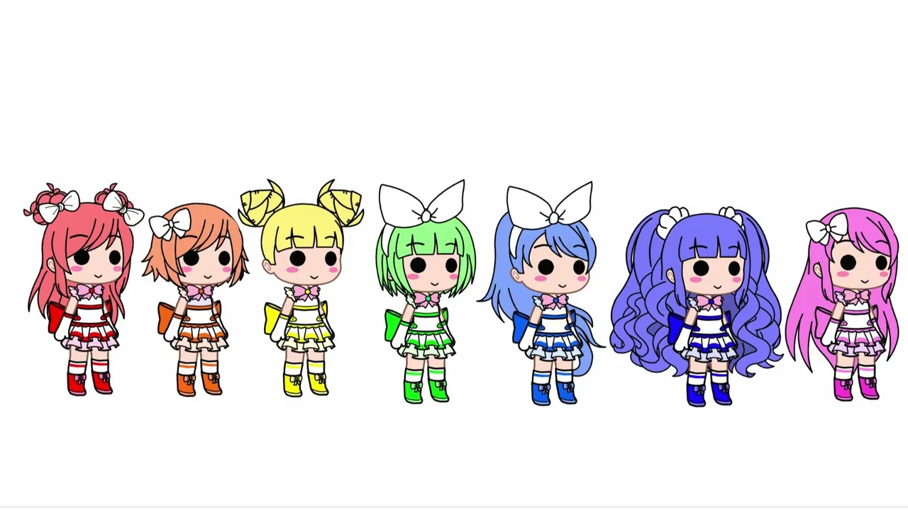 5 Paltry Liss 6 Lucid 7 in Gacha Club