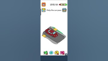 Help the car pass level 464  of brain storm test 💯 solved perfect solution
