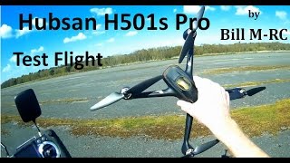 Hubsan H501s Pro advanced test flight