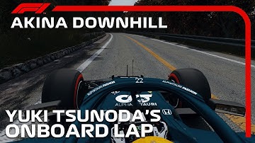 F1 2021 Akina Downhill | Yuki Tsunoda Onboard | Assetto Corsa