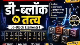 d-Block Elements One Shot | UPSC/BPSC के लिए पूरा Chapter आसान भाषा में