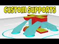 New Unique Custom Supports in Cura Slicer