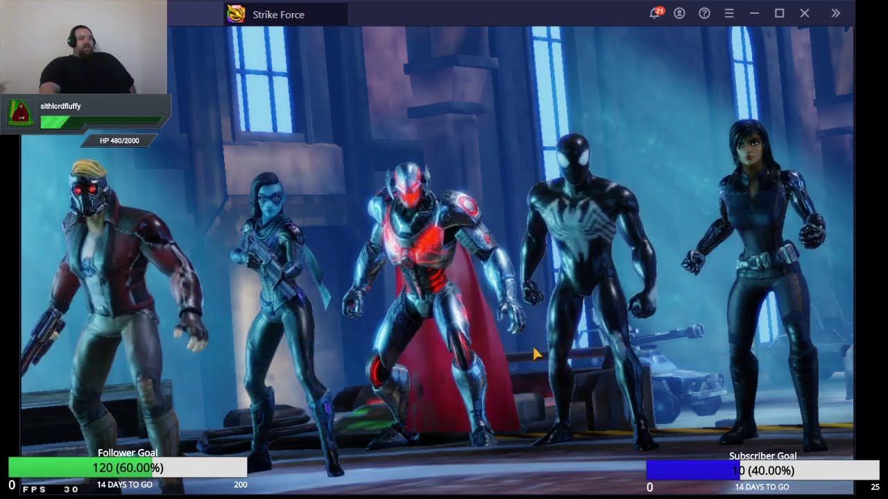 Marvel Strike Force Ultimus 7 Difficulty 2 Alternate Team