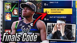 GUARANTEED GALAXY OPAL FINALS MVP CODE & FREE INVINCIBLE GIANNIS IN TTO!! 2021 NBA CHAMPIONS BUCKS!!