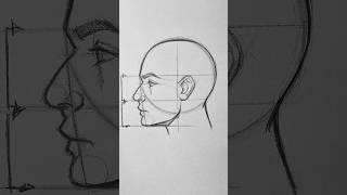How to Draw a Perfect Side Face | Easy Face Anatomy Tutorial