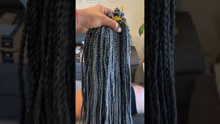 Box braids Crochet style / 6 pack full work 26” . 1 pack 24 braids