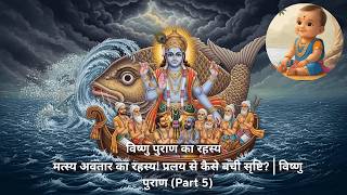मत्स्य अवतार का रहस्य! प्रलय से कैसे बची सृष्टि विष्णु पुराण Part 5