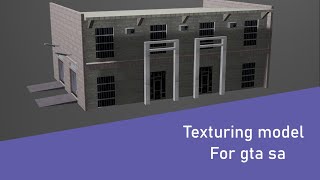 Blender 2.9 - Texturing GTA SA model