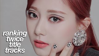 ranking twice title tracks