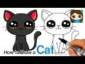 How to Draw a Black Cat Easy