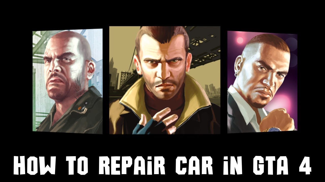 How to Repair Car in GTA 4 (Grand Theft Auto IV) - YouTube