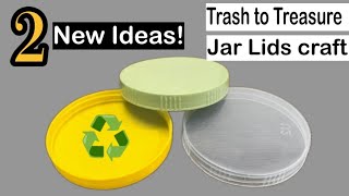 2 clever ideas to recycle waste jar lids that will amaze you !