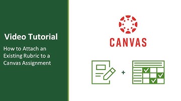 How to Attach an Existing Rubric to a Canvas Assignment