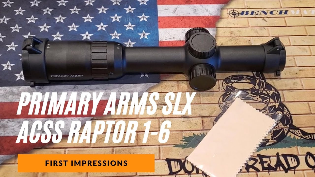Download Primary Arms SLx 1-6x24mm FFP Rifle Scope - Illuminated ACSS-RAPTOR-5.56/.308
