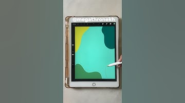 How to draw simple wallpaper in procreate #34