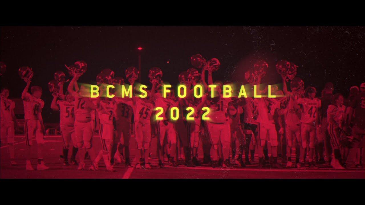 BCMS Football Team Highlights 2022 - YouTube