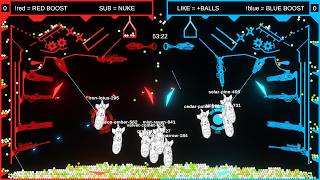 Red vs Blue Core War 🔴🔵 Which Side Breaks Through First