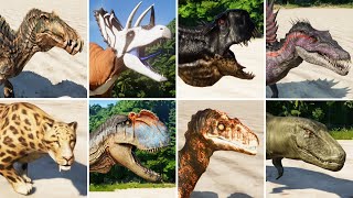 All Modded Dinosaurs Part 3 - Juric World Evolution