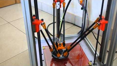 My first Delta 3D printer g29 Z probe