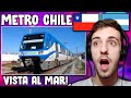 ARGENTINO reacciona al METRO de VALPARAISO *hermosa vista*