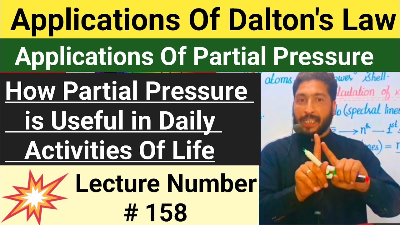 Applications Of Dalton's Law Of Partial Pressure||Practice Problems||L