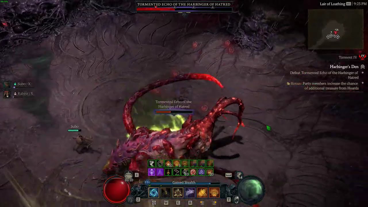 Diablo 4 Season 8 - Tormented Echo of the Harbinger of Hatred (Cataclysm Druid)