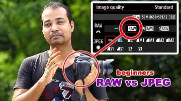 Camera Setting  jpeg vs raw for beginners Photovision