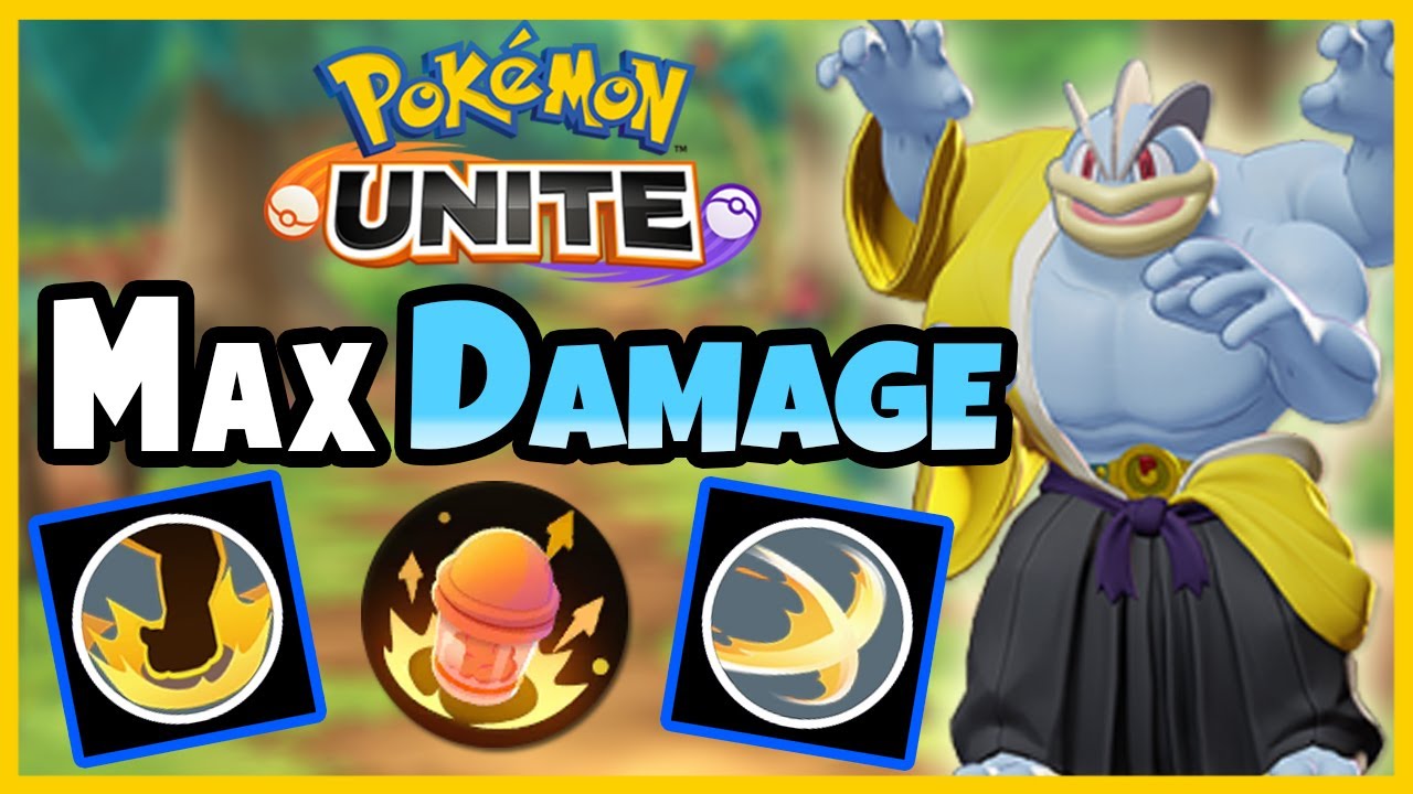 Machamp *Max Damage* Build Dominates Master Rank - Pokemon Unite - YouTube