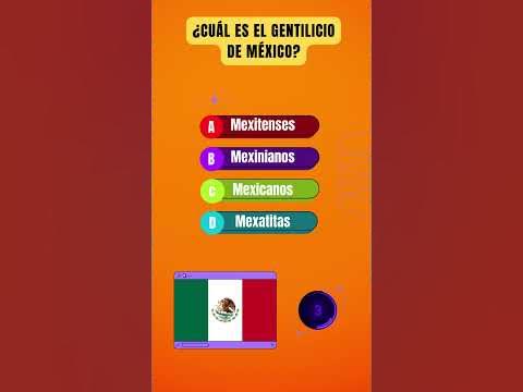 El GENTILICIO de MÉXICO es...#shorts - YouTube