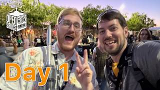 Open Sauce 2025 vlog: Day 1 (People, Projects, Pee-Board)