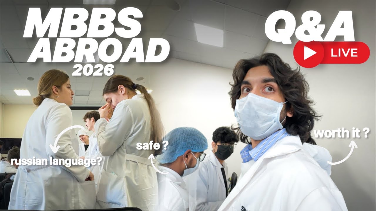 MBBS Abroad in 2026 Worth it? - Live Q&A - My WhatsApp: 7557799655