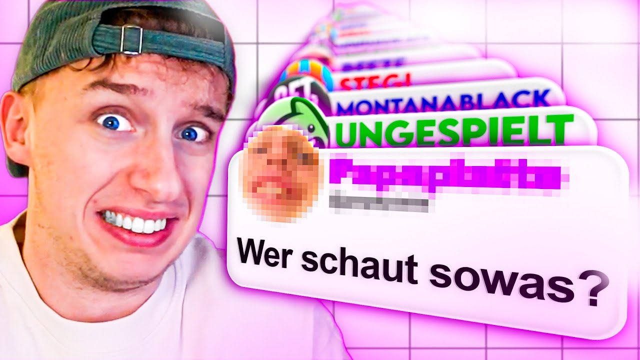 Die ersten Chatnachrichten von Streamern abchecken... (peinlich)