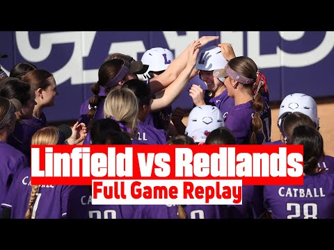 Linfield vs Redlands Softball Full Game Replay | 2025 NWC Softball