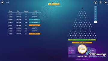 BGaming - Plinko - Gameplay Demo