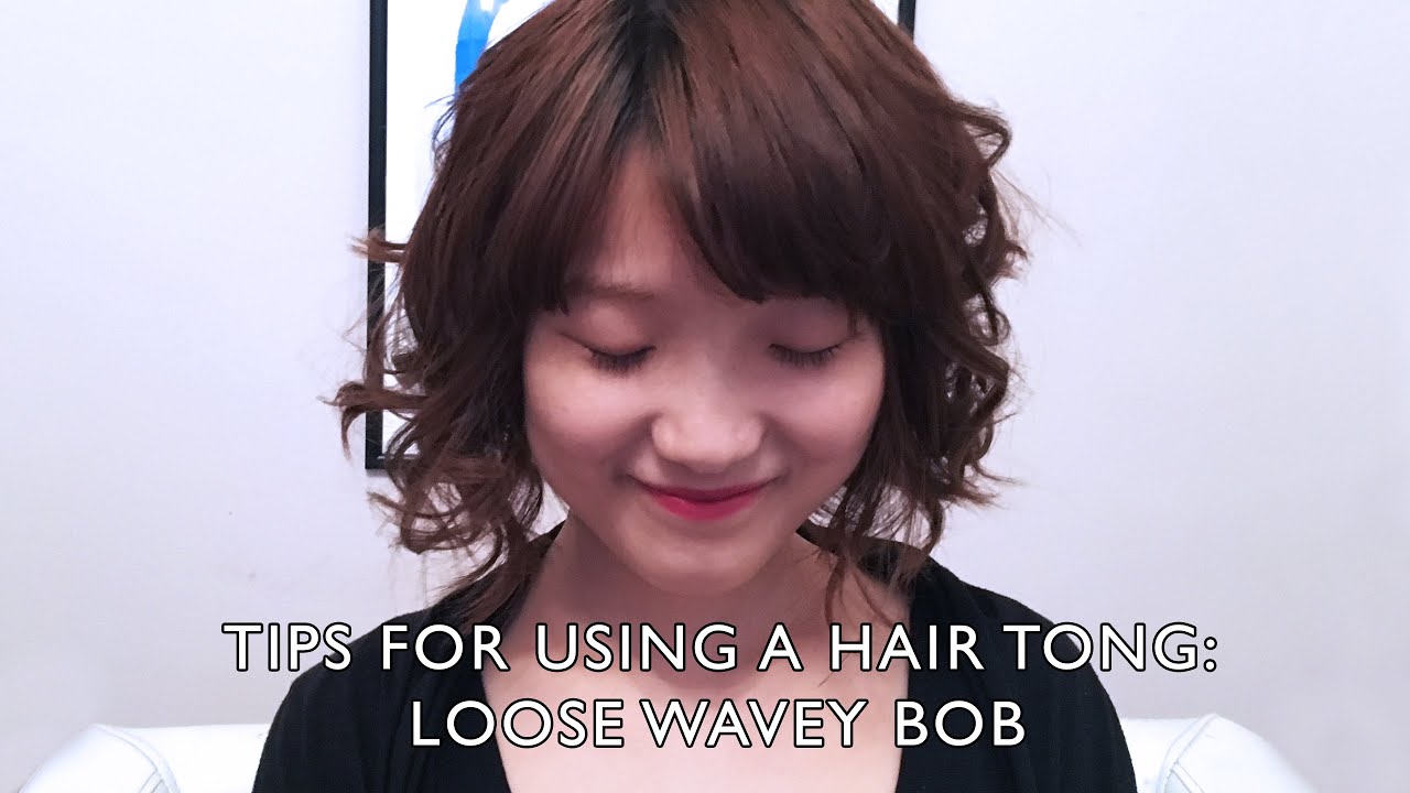 How to curl hair using a tong or wand YouTube