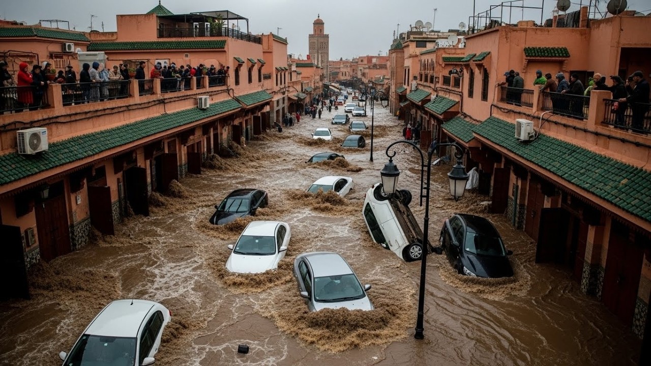 Major Floods Today in Morocco: Safi Flash Flood Devastation | Live ...