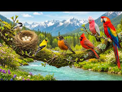 Relaxing Forest Bird Sounds 🌲 Soft Piano Music for a Calm Mind and Deep, Restful Sleep