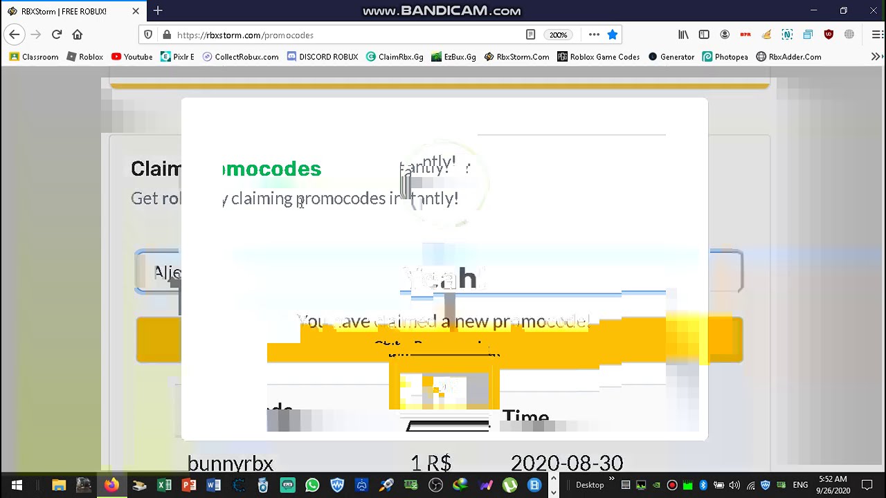 RBXSTORM.COM WORKING PROMOCODE 9/26/2020