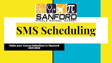 SMS SKYWARD SCHEDULING
